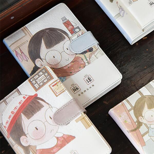 

1pc Cartoon Graphic Random Notebook, Multicolor