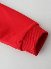 Peninsula Baby Áo liền quần Em bé Nơ Bướm Túi Dây kéo Khối Màu Rau quả Giải trí - Nhiều màu - Xem 3