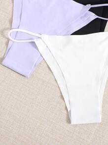 3pack Solid Thong Set - Multicolor - View 4