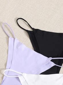 3pack Solid Thong Set - Multicolor - View 5