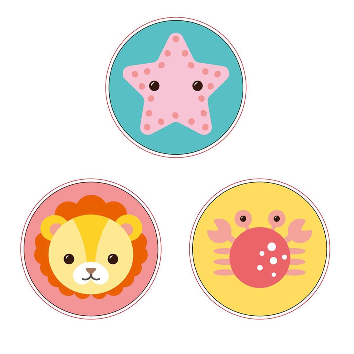 

3pcs Cartoon DIY Diamond Sticker, Multicolor
