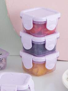 1 pièce Conteneur de nourriture de couleur aléatoire - Multicolore - Voir 4