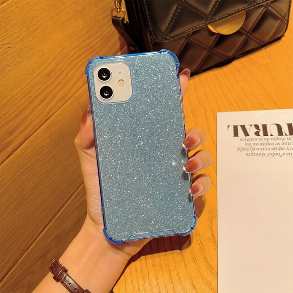 

Glitter Phone Case, Blue