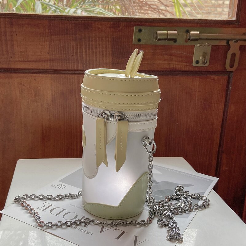 

Chain Bucket Bag, Yellow