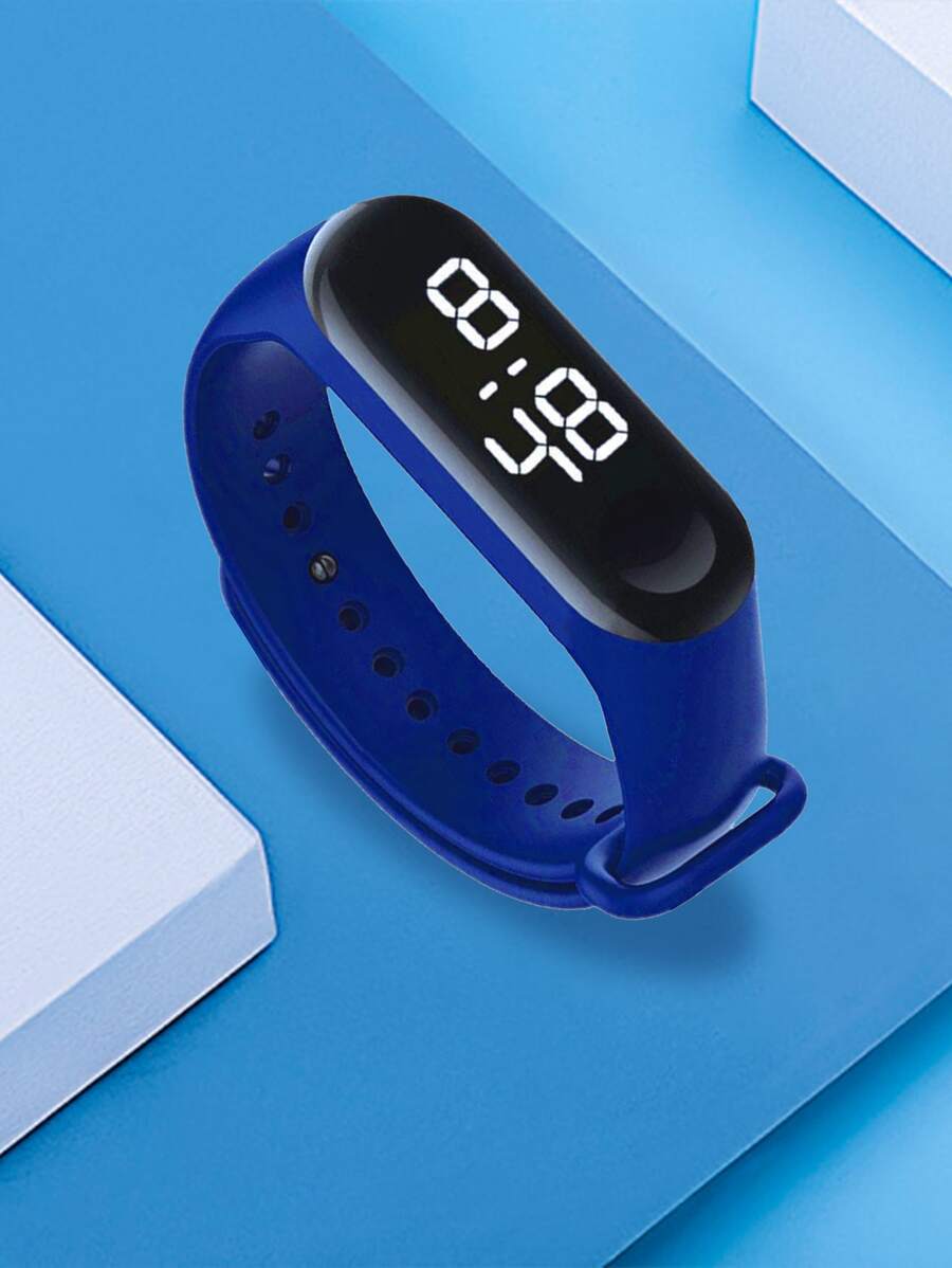 兒童觸控式螢幕電子錶 - 黑色 - 查看 1