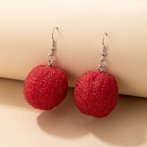 

Bayberry Decor Drop Earrings, Red