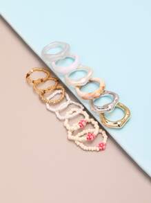 14 chiếc vòng trang trí hoa - Nhiều màu - Xem 5