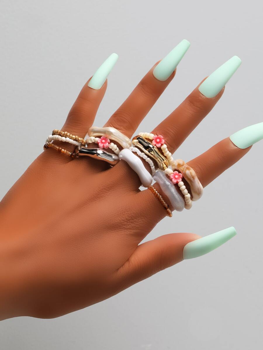 14 chiếc vòng trang trí hoa - Nhiều màu - Xem 1