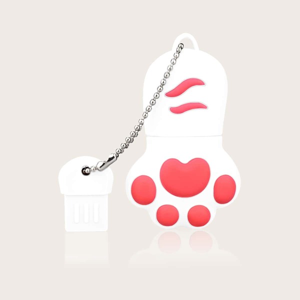 

USB-флеш-накопитель в форме кошачьего когтя, Белый