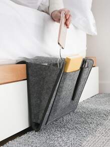 1pc Bedside Hanging Felt Storage Bag