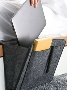 1pc Bedside Hanging Felt Storage Bag