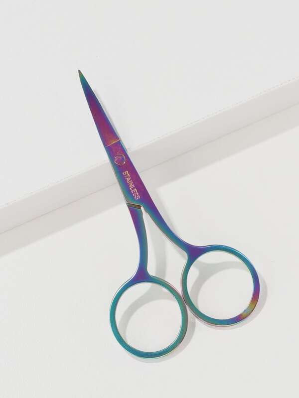 RANCAI 1把十字绣剪刀 黑色不锈钢美容剪刀，修眉剪刀 化妆工具，化妆品，便宜，房间装饰，梳妆台，旅行，卧室，化妆配件，便宜，圣诞礼物，化妆品，化妆工具，便宜货，礼物，女士礼物，圣诞礼物