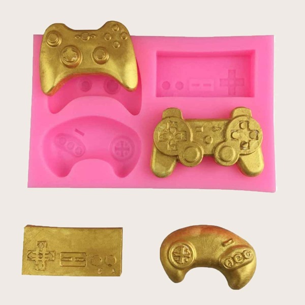 

1pc Gamepad Chocolate Mold, Pink