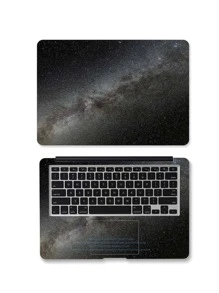 2 piezas Pegatina para portátil galaxia - Multicolor - Ver 3