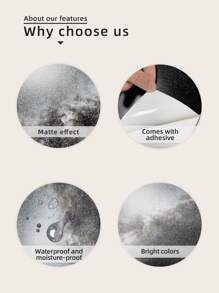 2 piezas Pegatina para portátil galaxia - Multicolor - Ver 4