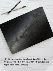 2 piezas Pegatina para portátil galaxia - Multicolor - Ver 7