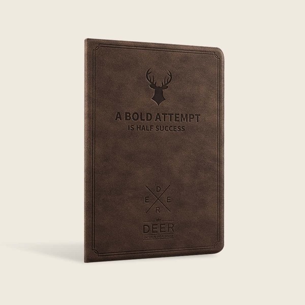 

Deer Pattern Case For iPad, Coffee brown