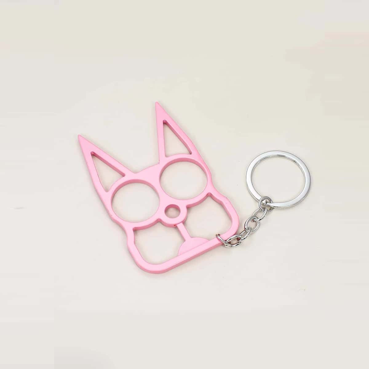

Cartoon Design Charm Keychain, Pink