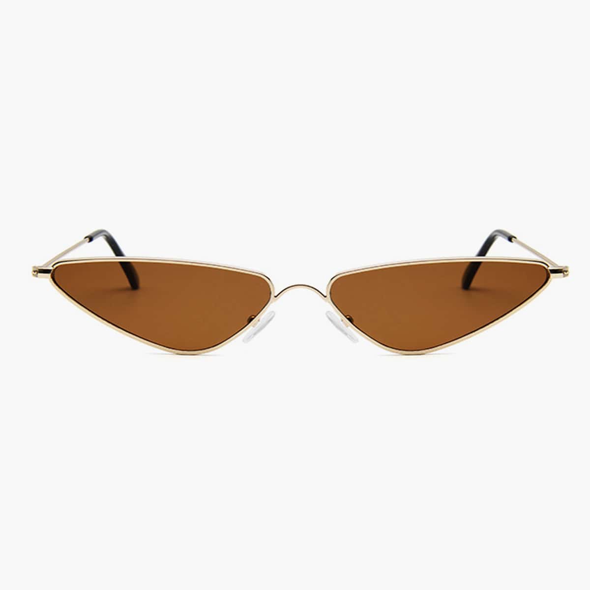 

Triangle Frame Sunglasses, Gold