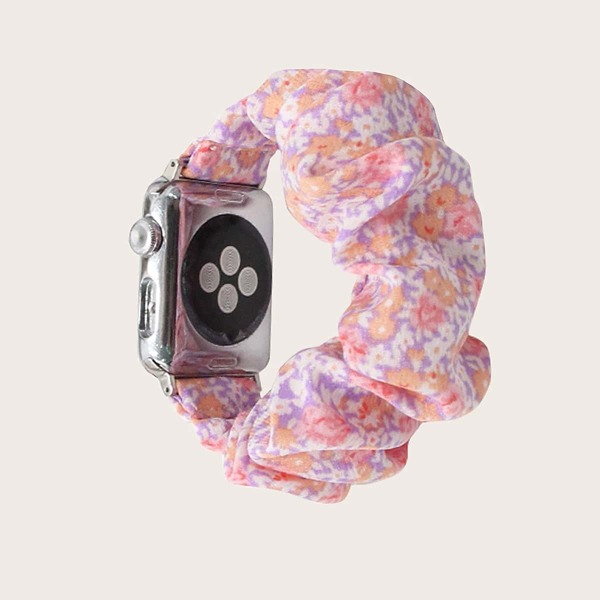 

Ditsy Floral Scrunchie Design Watchband For iWatch, Multicolor