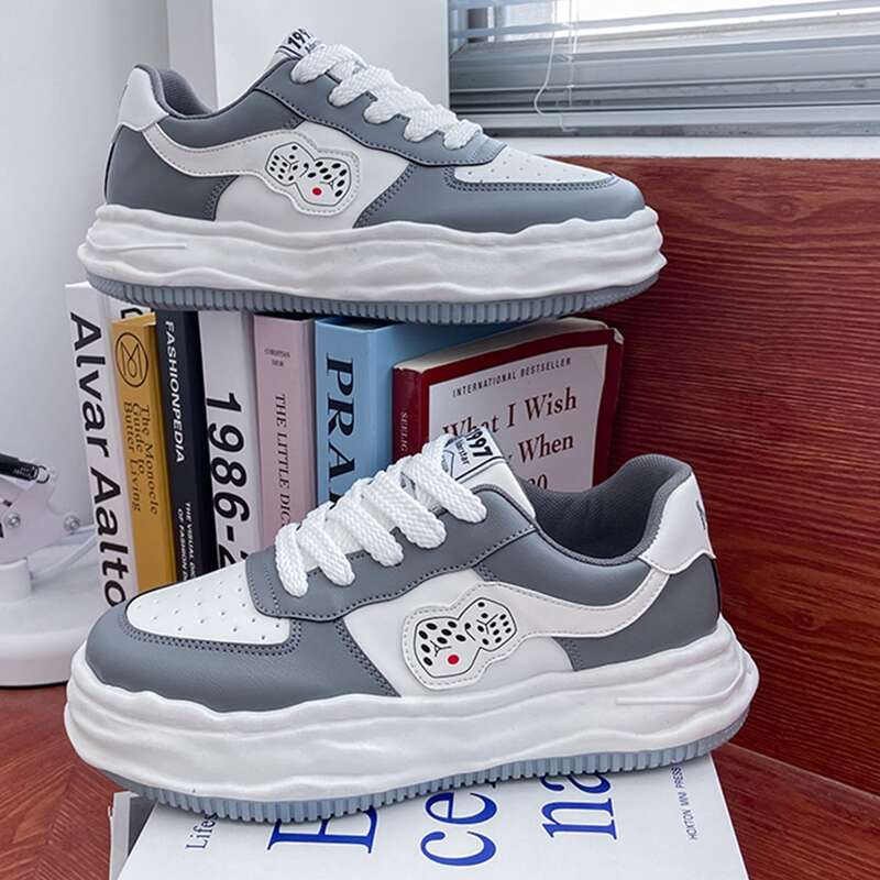 

Lace Up Front Sneakers, Grey