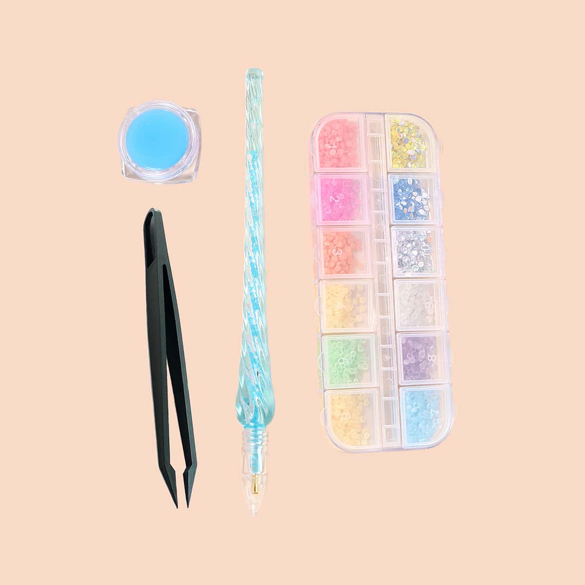 

1set Diamond Painting Tool, Multicolor