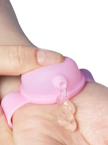 1pc Hand Sanitizer Dispenser Wristband With 1pc Bottle - Pink - View 3