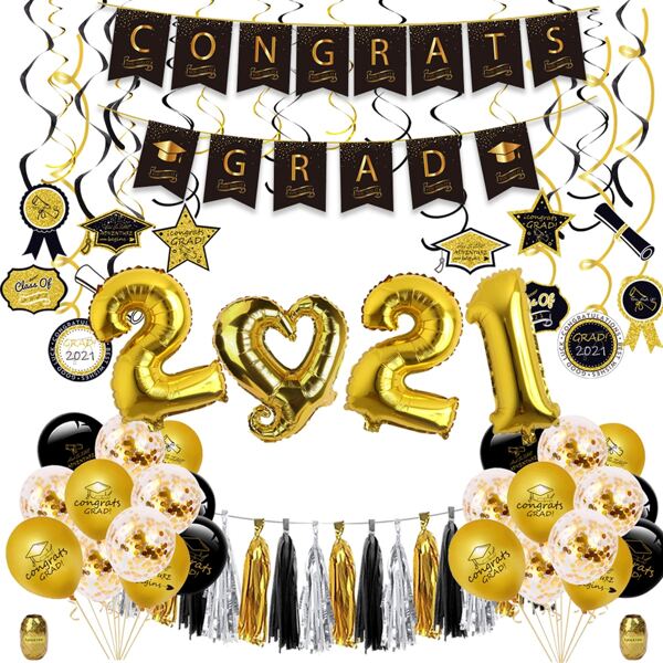

101pcs Graduation Party Decoration Balloon Set, Multicolor