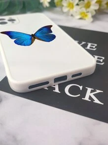 Butterfly Phone Case - White - View 3