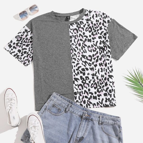 

Plus Dalmatian Print Tee, Multicolor