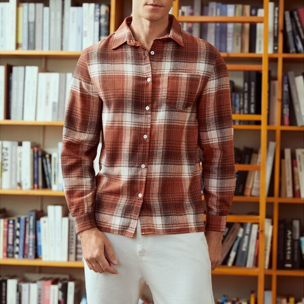 

Men Plaid Button Up Shirt, Multicolor