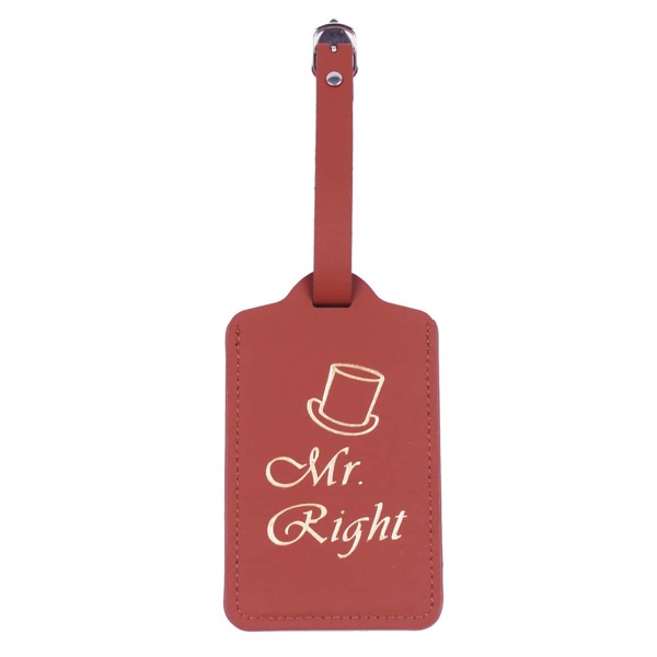 

Letter Graphic Luggage Tag, Red