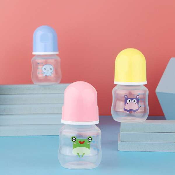 

1pc Cartoon Graphic Random Pet Feeding Bottle, Multicolor