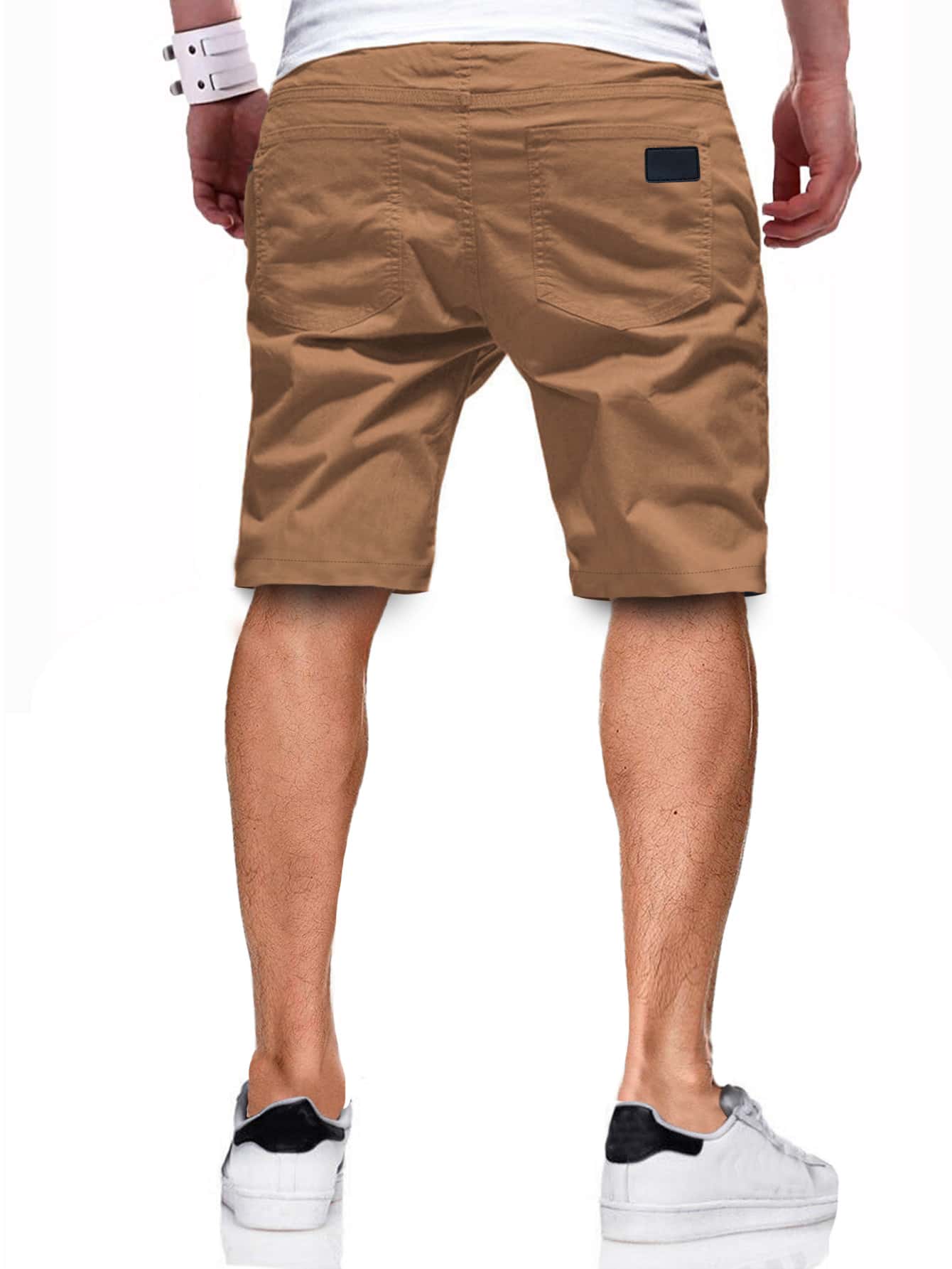 Manfinity Homme Men Slant Pocket Shorts - Camel - View 2