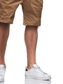 Manfinity Homme Shorts con bolsillo - Camel - Ver 3