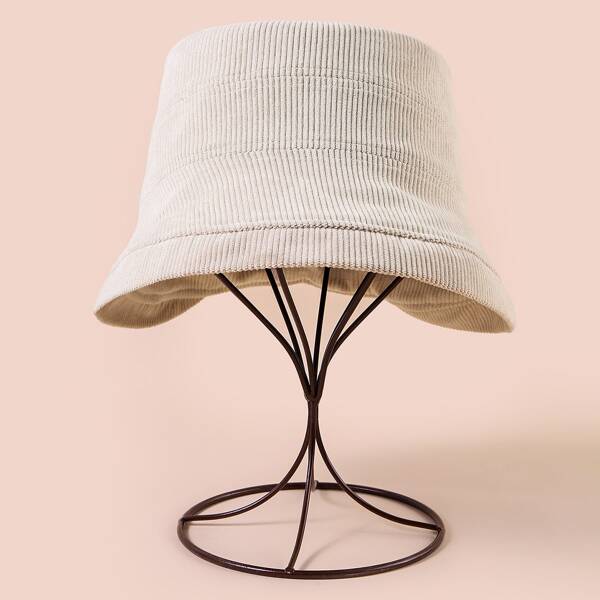 

Minimalist Bucket Hat, Beige