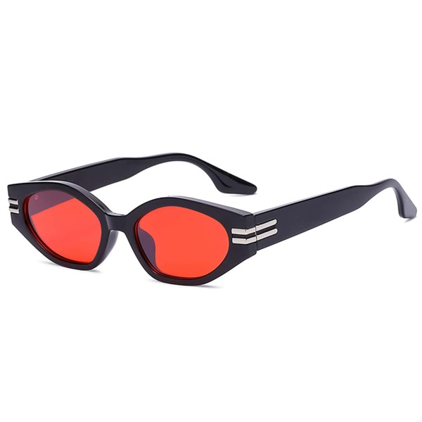 

Men Tinted Lens Sunglasses, Red