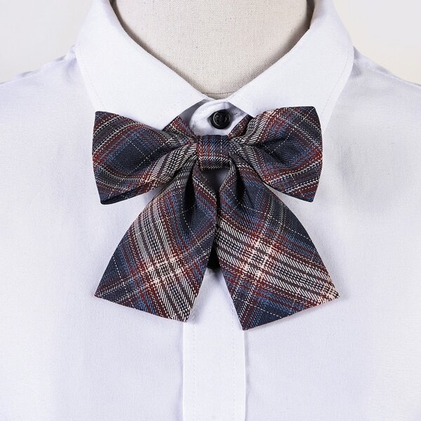 

Girls Plaid Bow Tie, Multicolor