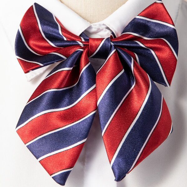 

Girls Striped Bow Tie, Multicolor