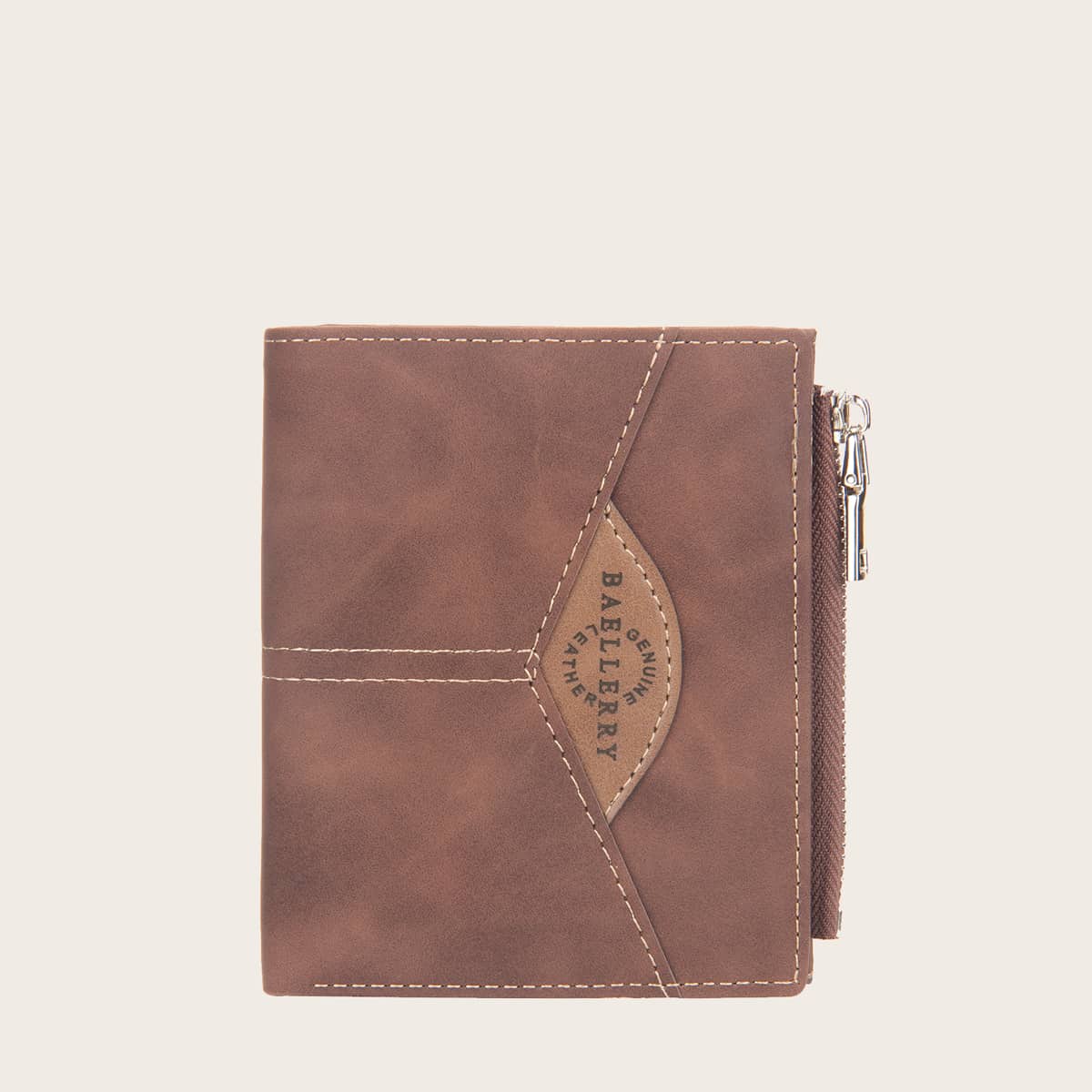 

Guys Letter Graphic Small Purse, Coffee brown