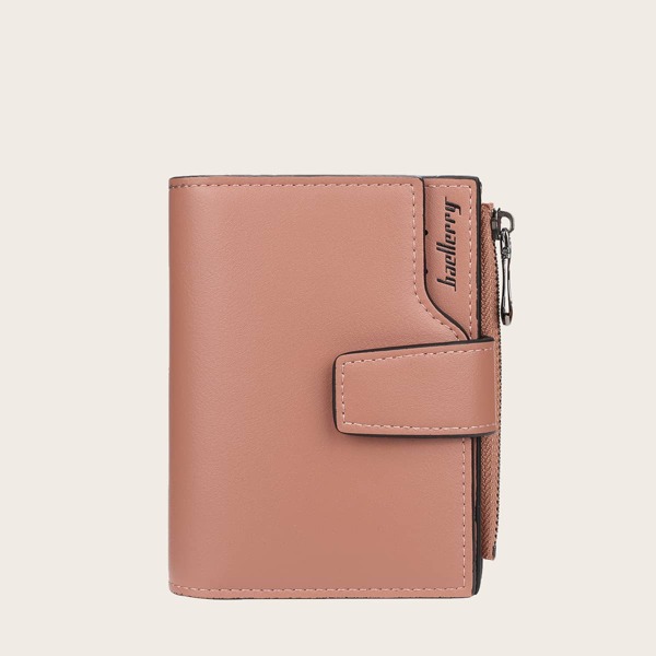 

Men Letter Graphic Purse, Dusty pink