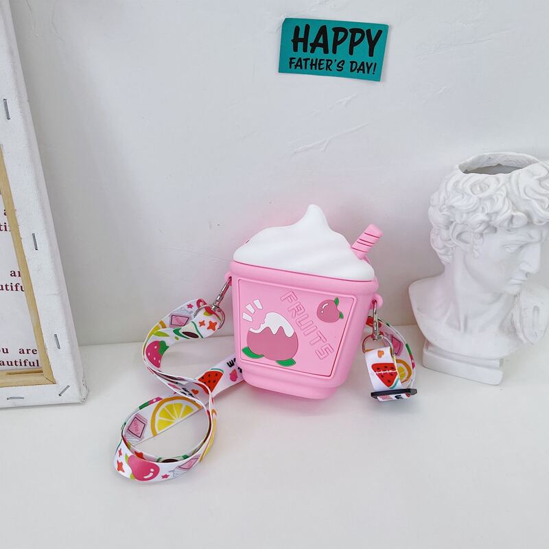 

Mini Ice-Cream Crossbody Bag, Pink