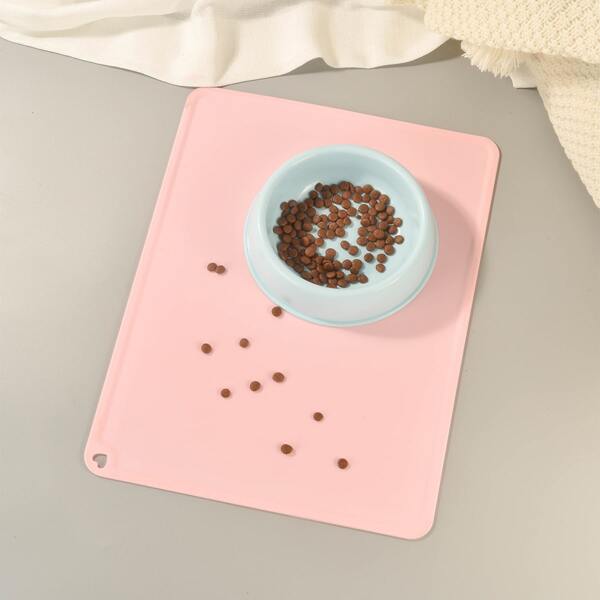 

Solid Color Pet Placemat, Pink