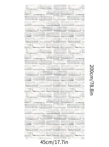 1pc Geometric Pattern Wall Paper - Multicolor - View 2