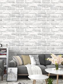 1pc Geometric Pattern Wall Paper - Multicolor - View 5