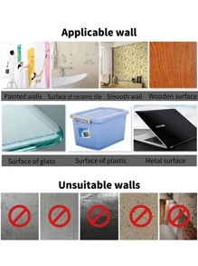 1pc Geometric Pattern Wall Paper - Multicolor - View 7