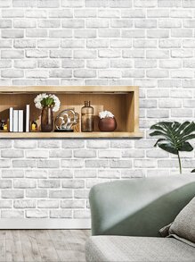 1pc Geometric Pattern Wall Paper - Multicolor - View 8