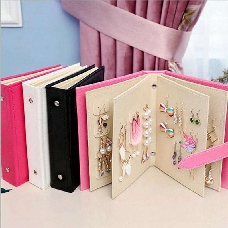 

1pc Random Color Jewelry Storage Booklet, Multicolor
