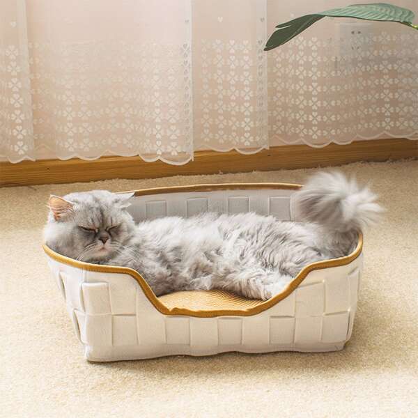 

Plain Pet Bed, Beige