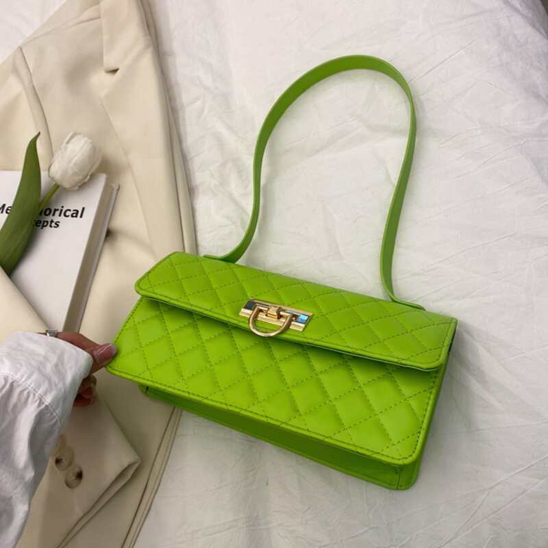 

Quilted Shoulder Bag, Green